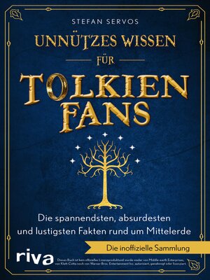 cover image of Unnützes Wissen für Tolkien-Fans